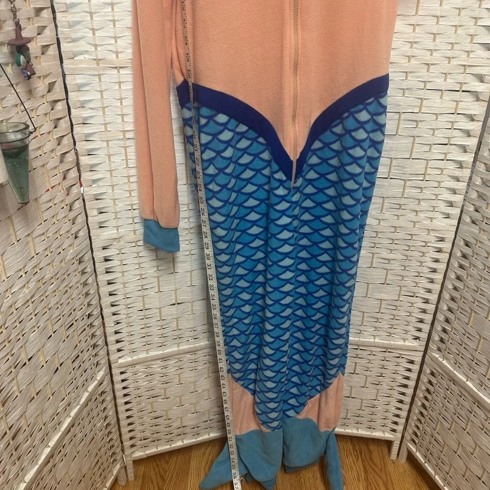 Just Love woman’s one piece mermaid pj’s bodysuit euc‎ size Small